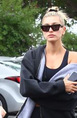 KENDALL JENNER and HAILEY BIEBER Leaves Pilates Class in West Hollywood 08/19/2019