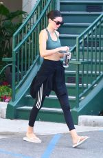 KENDALL JENNER and HAILEY BIEBER Leaves Pilates Class in West Hollywood 08/19/2019
