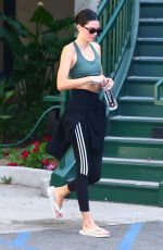 KENDALL JENNER and HAILEY BIEBER Leaves Pilates Class in West Hollywood 08/19/2019