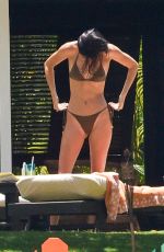 KENDALL JENNER in Bikini at Hailey Bieber