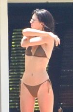 KENDALL JENNER in Bikini at Hailey Bieber