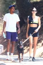 KENDALL JENNER Out Hikking with Her Dog in Los Angeles 08/14/2019