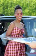 KERRY WASHINGTON Leaves Instyle Day of Indulgence Party in Brentwood 08/11/2019