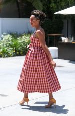 KERRY WASHINGTON Leaves Instyle Day of Indulgence Party in Brentwood 08/11/2019