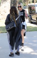 KHLOE KARDASHIAN and MALIKA HAQQ Out in Woodland Hills 08/01/2019