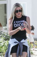 KHLOE KARDASHIAN and MALIKA HAQQ Out in Woodland Hills 08/01/2019
