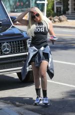 KHLOE KARDASHIAN and MALIKA HAQQ Out in Woodland Hills 08/01/2019