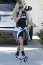 KHLOE KARDASHIAN and MALIKA HAQQ Out in Woodland Hills 08/01/2019