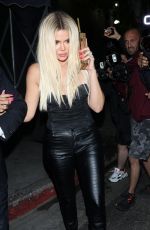 KHLOE KARDASHIAN Leaves Nice Guy in West Hollywood 08/09/2019