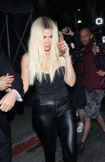 KHLOE KARDASHIAN Leaves Nice Guy in West Hollywood 08/09/2019