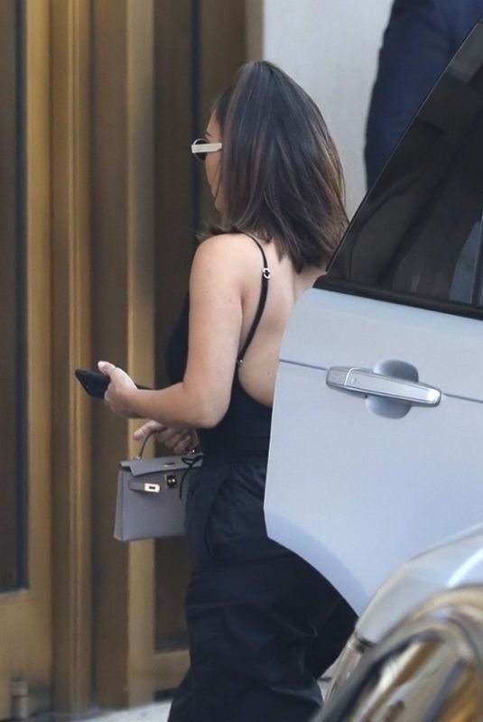 KIM KARDASHIAN Arrives at a Hotel in Beverly Hills 08/11/2019