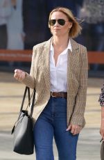 KIMBELREY WALSH leaves BBC Breakfast Studio in Manchester 08/23/2019