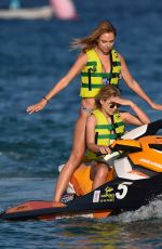 KIMBERLEY GARNER in Bikini Jet Skiing in St Tropez 08/12/2019