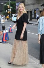 KIRSTEN DUNST Arrives at Late Show with Stephen Colbert in New York 08/15/2019