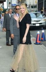 KIRSTEN DUNST Arrives at Late Show with Stephen Colbert in New York 08/15/2019