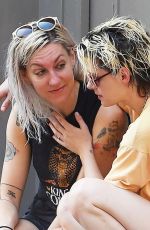 KIRSTEN STEWARTand DYLAN MEYER Out Kissing in New York 08/15/2019