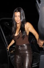KOURTNEY KARDASHIAN at Nice Guy in West Hollywood 08/23/2019