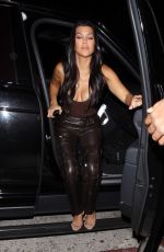 KOURTNEY KARDASHIAN at Nice Guy in West Hollywood 08/23/2019