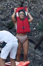 KOURTNEY KARDASHIAN in Bikini on Holiday in Portofino 08/05/2019