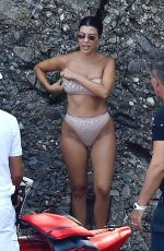 KOURTNEY KARDASHIAN in Bikini on Holiday in Portofino 08/05/2019