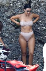 KOURTNEY KARDASHIAN in Bikini on Holiday in Portofino 08/05/2019