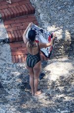 KOURTNEY KARDASHIAN in Swimsuit on Vacation in Portofino 08/04/2019