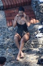 KOURTNEY KARDASHIAN in Swimsuit on Vacation in Portofino 08/04/2019