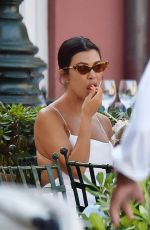 KOURTNEY KARDASHIAN Out and About in Portofino 08/03/2019