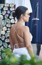 KOURTNEY KARDASHIAN Out and About in Portofino 08/03/2019