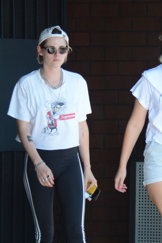 KRISTEN STEWART and DYLAN MEYER Out in Los Feliz 08/27/2019