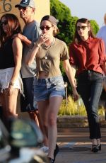 KRISTEN STEWART and EMMA ROBERTS at Nobu in Malibu 08/25/2019