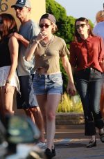 KRISTEN STEWART and EMMA ROBERTS at Nobu in Malibu 08/25/2019