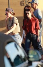 KRISTEN STEWART and EMMA ROBERTS at Nobu in Malibu 08/25/2019