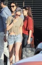 KRISTEN STEWART and EMMA ROBERTS at Nobu in Malibu 08/25/2019