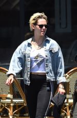 KRISTEN STEWART and SUZIE REIMER Leaves a Spa Los Angeles 07/28/2019