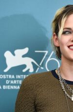 KRISTEN STEWART at Seberg Photocall at 2019 Venice Film Festival 08/30/2019