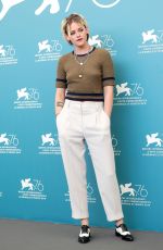 KRISTEN STEWART at Seberg Photocall at 2019 Venice Film Festival 08/30/2019