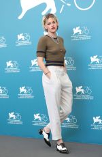 KRISTEN STEWART at Seberg Photocall at 2019 Venice Film Festival 08/30/2019