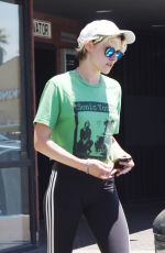 KRISTEN STEWART Leaves a Gym in Los Angeles 08/04/2019