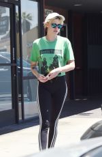 KRISTEN STEWART Leaves a Gym in Los Angeles 08/04/2019