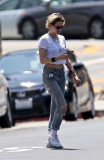 KRISTEN STEWART Out and About in Los Angeles 08/28/2019