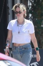 KRISTEN STEWART Out and About in Los Angeles 08/28/2019