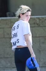 KRISTEN STEWART Plays Softball in Los Angeles 08/09/2019