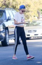 KRISTEN STEWART Plays Softball in Los Angeles 08/09/2019