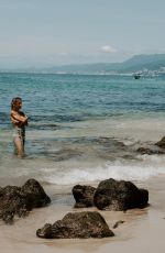 KRISTIN CAVALLARI on the Set of a Photoshoot on the Beach in Mexico 08/15/2019