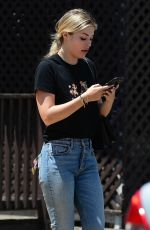 KRISTINA KANE in Ripped Denim Out in Studio City 08/08/2019
