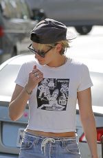 KRSITEN STEWART Leaves Villa Carlotta in Los Angeles 08/03/2019