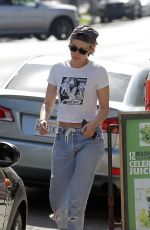 KRSITEN STEWART Leaves Villa Carlotta in Los Angeles 08/03/2019