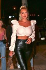 KYLIE JENNER and ANASASIA KARANIKOLAOU Night Out in West Hollywood 08/20/2019