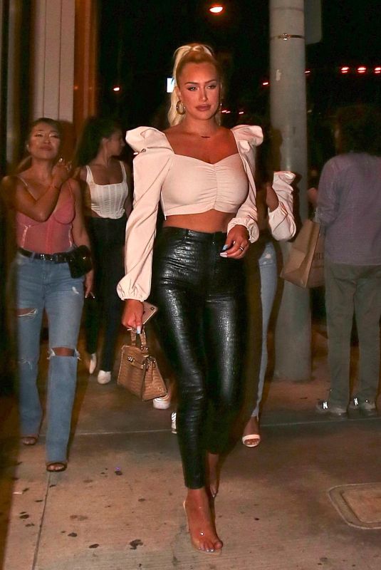 KYLIE JENNER and ANASASIA KARANIKOLAOU Night Out in West Hollywood 08/20/2019